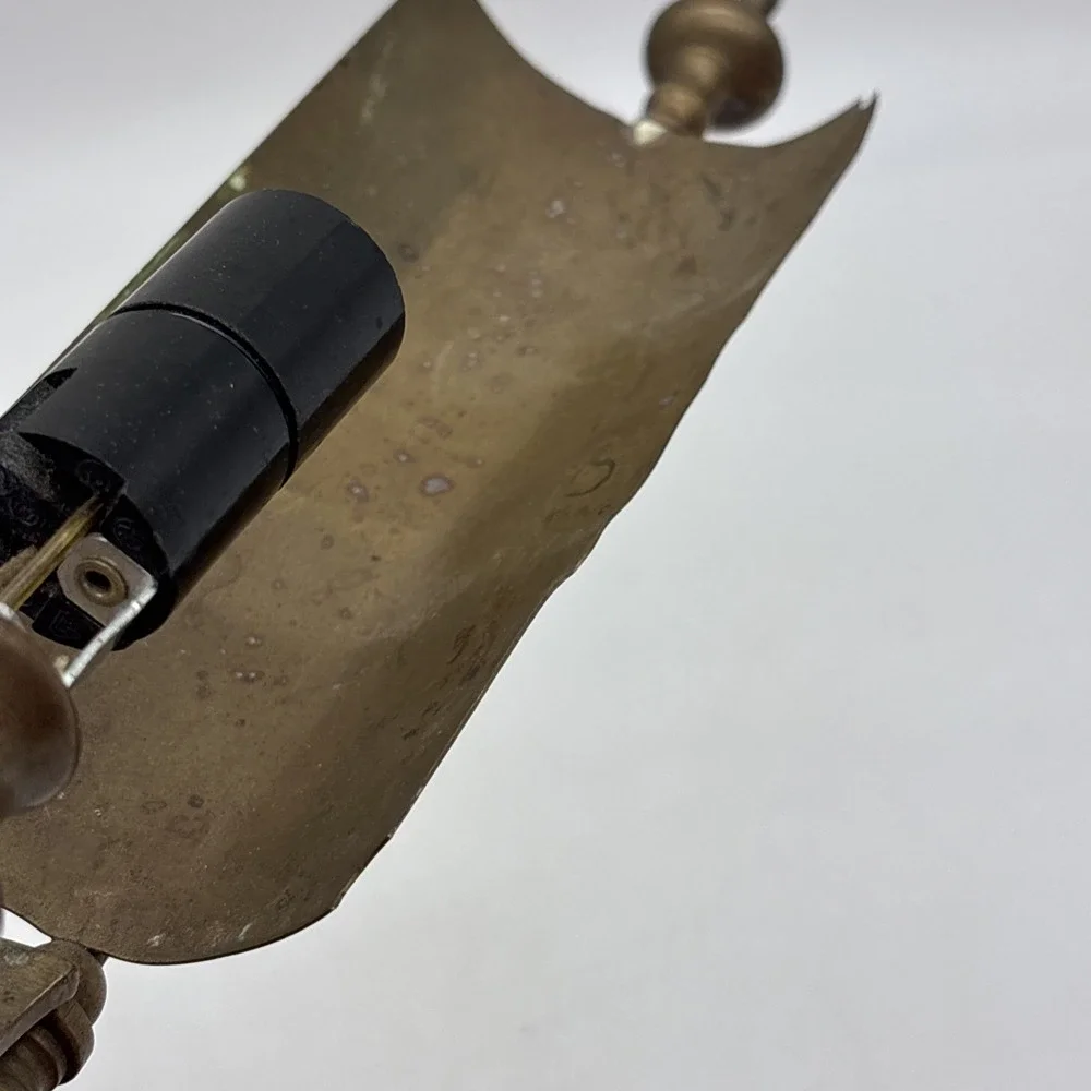 vintage brass wall sconce with a backplate italy Electric